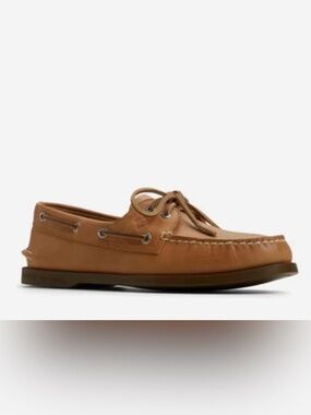 Sperry Brown Leather 2-Eye Boat Shoe
